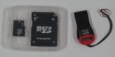 Micro Sd 8G com Adaptador e Leitor de cartão USB