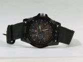 Relógio de pulso estilo militar preto Masculino